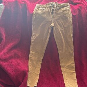 American Eagle Women's Brown Skinny Jeans/Jeggings 360 super stretch